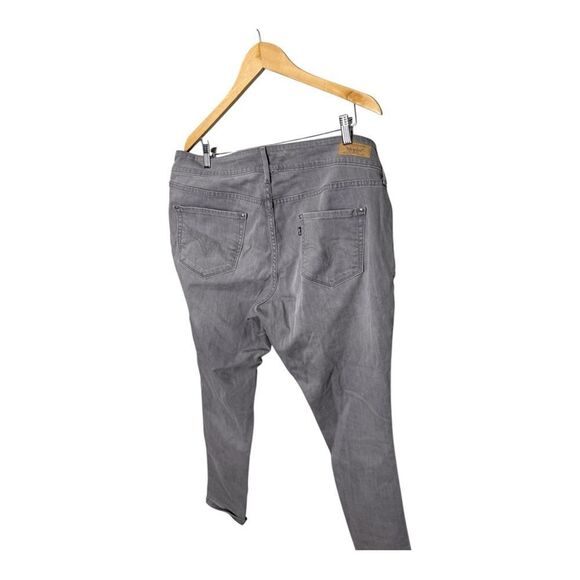 Levis 542 Skinny Jeans Women's 16 Grey  Zippered Front Pockets Riveted Stretch - Picture 6 of 11